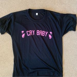 Cry baby goth grunge t shirt small